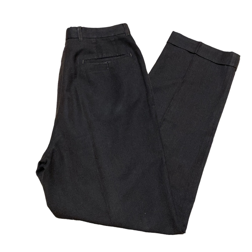 Riggings Men Pleated Trouser Dress Pant Size 32X32 Grey Business Casual *FAIR*